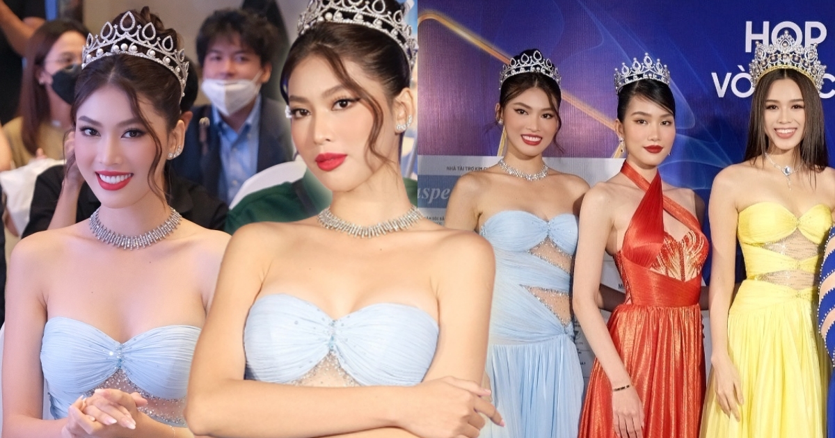 Á hậu Ngọc Thảo "chiếm spotlight" thảm đỏ Miss World Vietnam: Khi thần thái sắc sảo, khi lại rạng rỡ "cực yêu"
