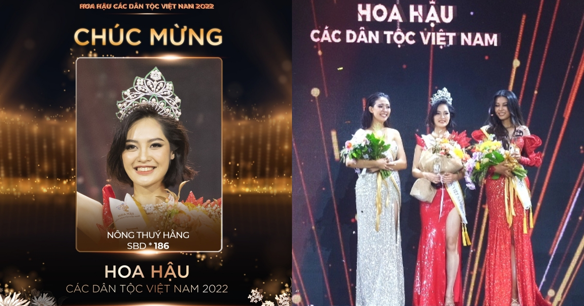 Cô gái dân tộc Tày đăng quang Hoa hậu các Dân tộc Việt Nam 2022 tóc ngắn  cá tính ứng xử xuất sắc