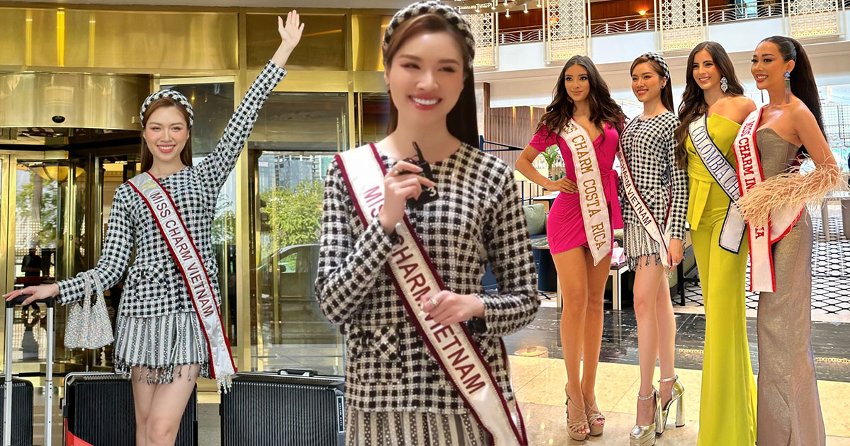 Thanh Thanh Huyền nhập cuộc Miss Charm 2023: Outfit khăn rằn cực phong cách, tự tin "nuốt mic" ngay ngày đầu