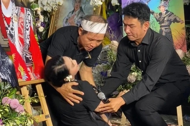 Ngọc Huyền: 'Tôi bất ngờ khi bị nói giả ngất ở lễ tang anh Vũ Linh'