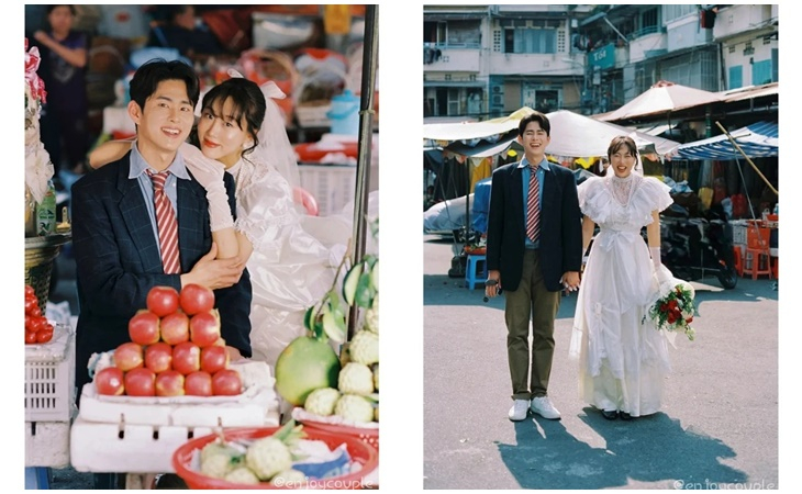Diễn viên Hàn Quốc nổi tiếng "gây sốt" với bộ ảnh cưới đẹp như mơ chụp ở Việt Nam