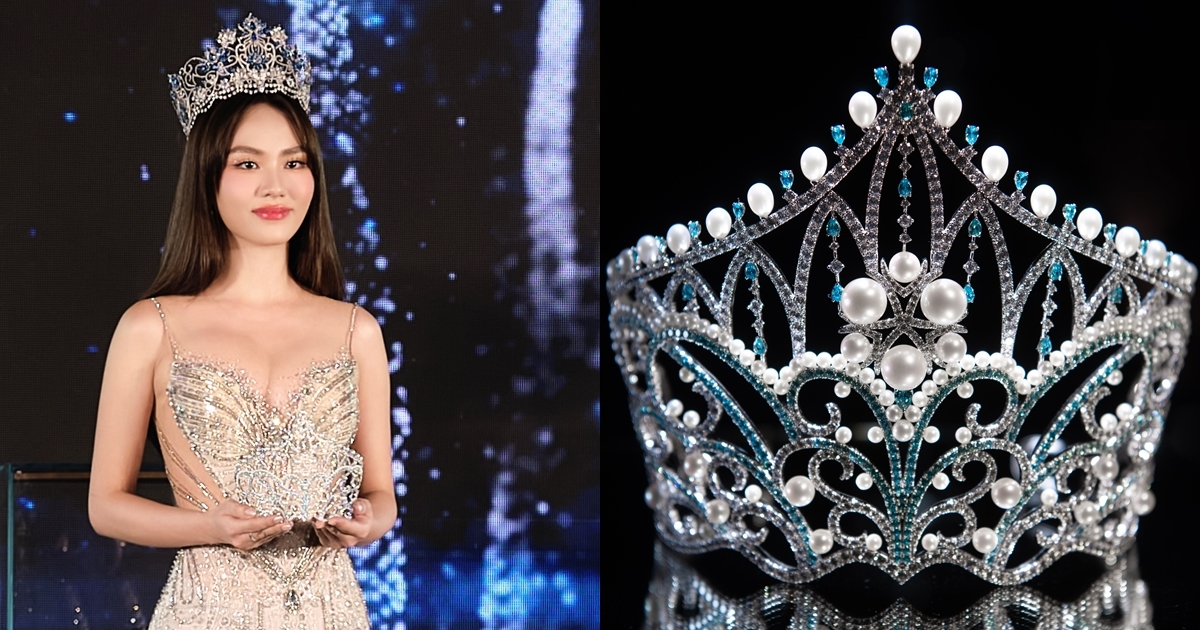 Miss World Vietnam 2023 sẽ được trao vương miện đính 168 viên ngọc trai, hơn 1000 đá quý