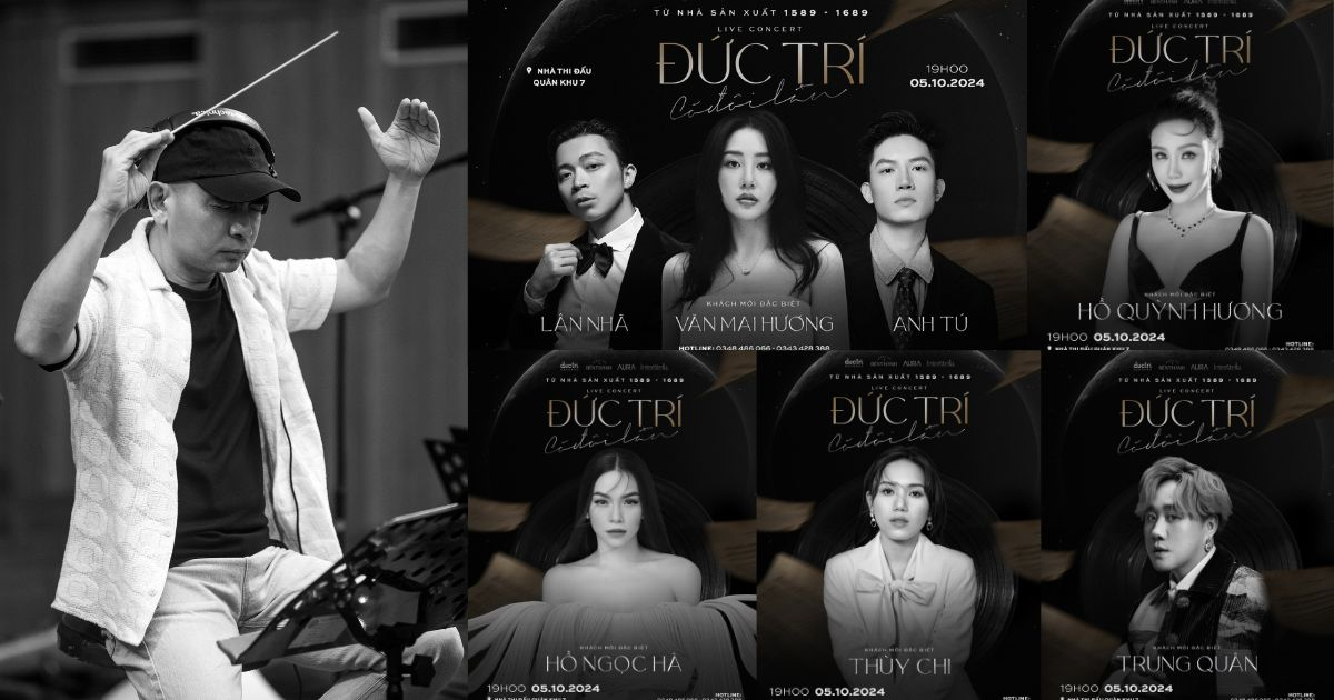 Hồ Ngọc Hà, Hồ Quỳnh Hương hội ngộ trong concert của nhạc sĩ Đức Trí