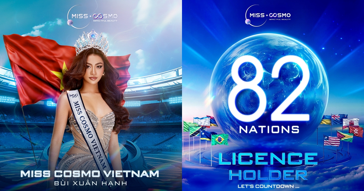 Thế vận hội sắc đẹp Miss Cosmo 2024 đã có 82 quốc gia giữ bản quyền, 24 đại diện đầu tiên được công bố