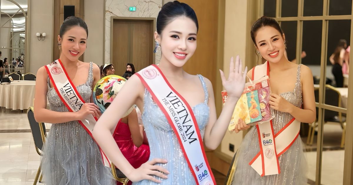 Á hậu Đỗ Hà Trang nhanh chóng hòa nhập, gây ấn tượng với món quà ý nghĩa tại "The Miss Globe 2024"