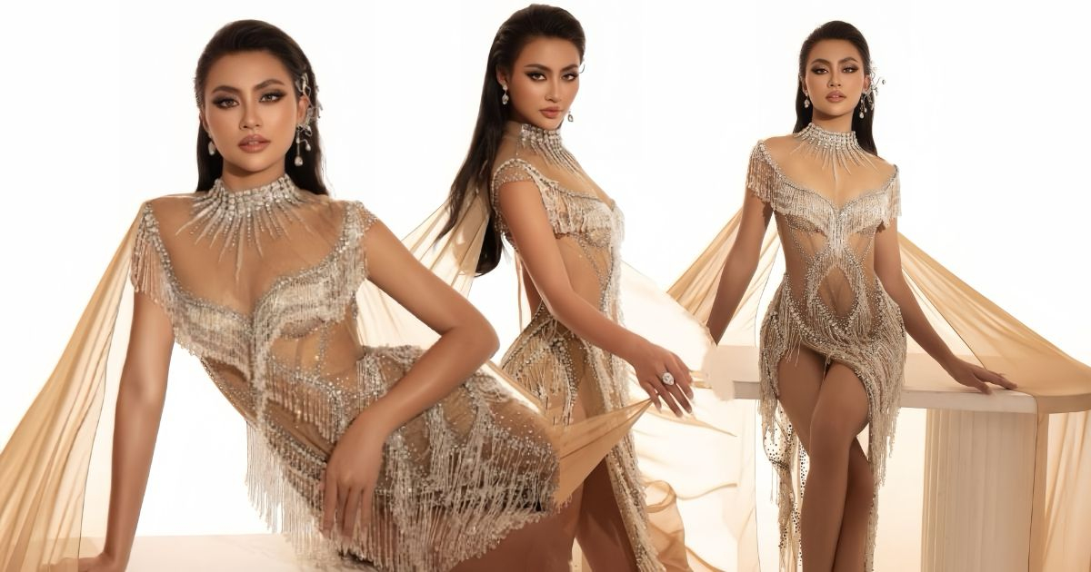 Miss Cosmo 2024: Xuân Hạnh diện váy dạ hội của NTK Đỗ Long, khoe eo thon và đôi chân đắt giá trong đêm "Jury Session"