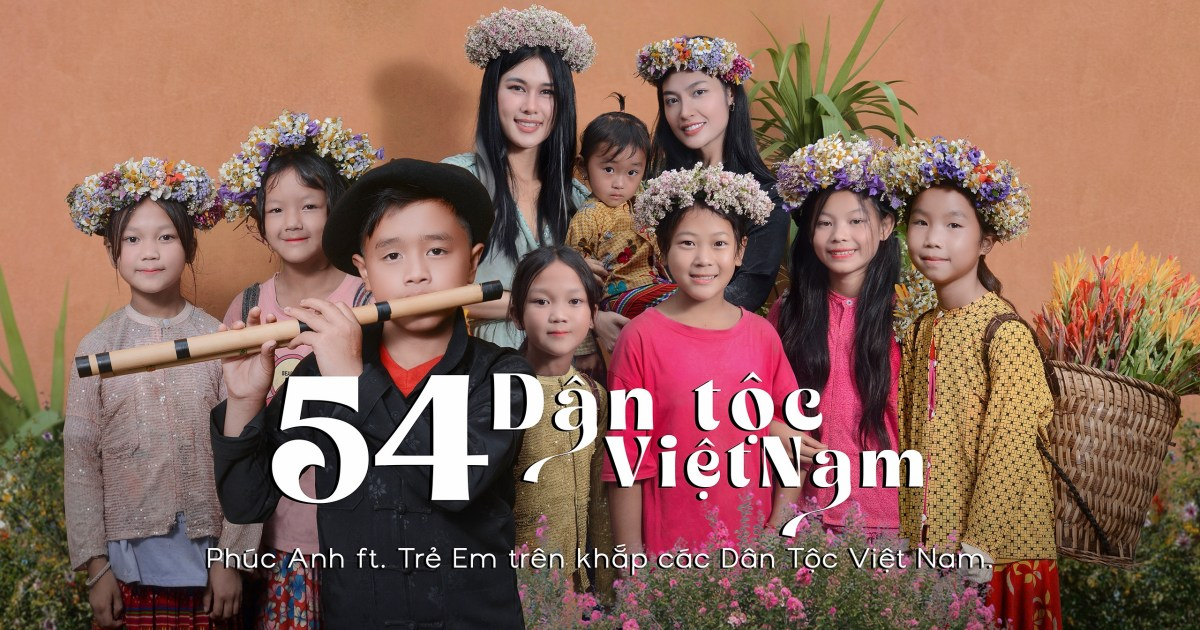 "Nàng thơ Cinematic" Phúc Anh mang niềm vui cho trẻ em vùng cao trong MV "54 Dân tộc Việt Nam"