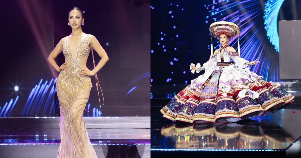 Bán kết "Miss Charm 2024": Quỳnh Nga tỏa sáng khi diễn váy dạ hội, "chiếm spotlight" nhờ trang phục dân tộc