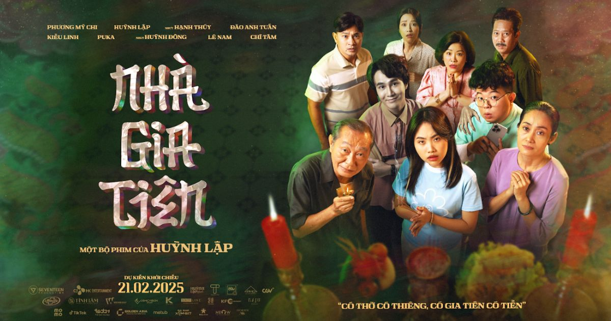 "Nhà gia tiên" tung poster chính thức với câu nói úp mở: “Có thờ có thiêng, có gia tiên có tiền”