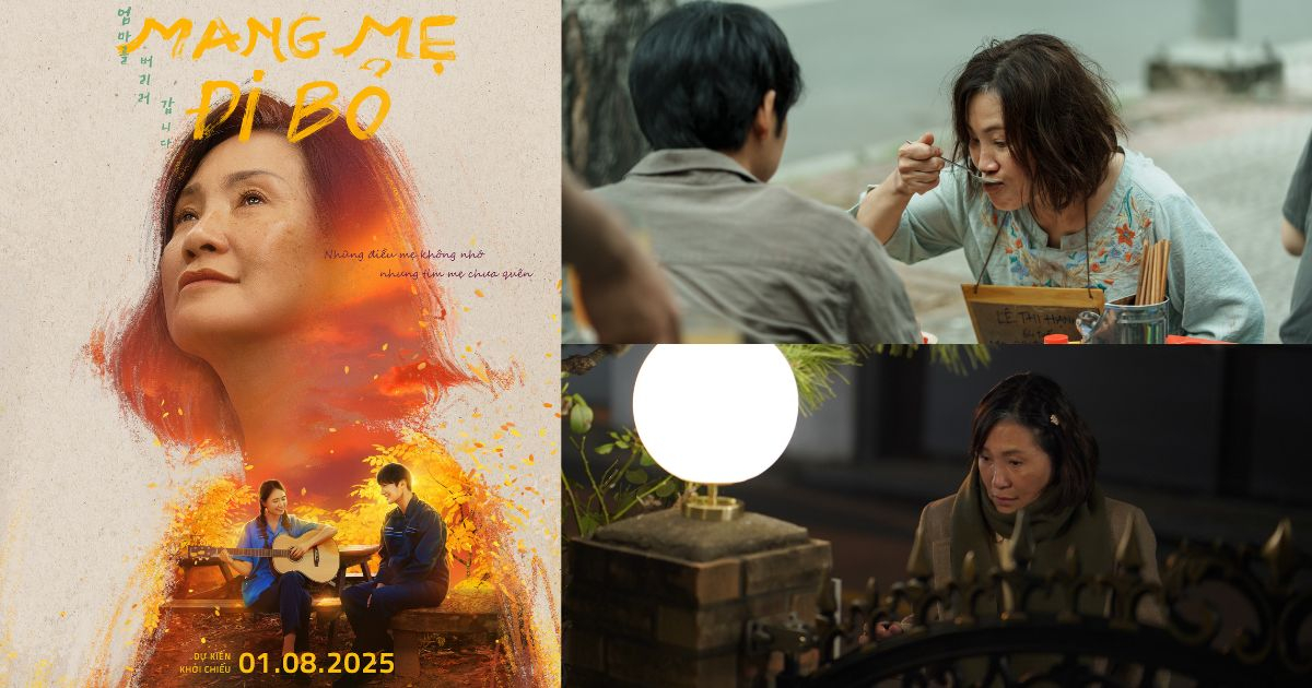 Hồng Đào “hồi xuân” với câu chuyện tình yêu xuyên biên giới cùng Jung Il-woo trong "Mang mẹ đi bỏ"