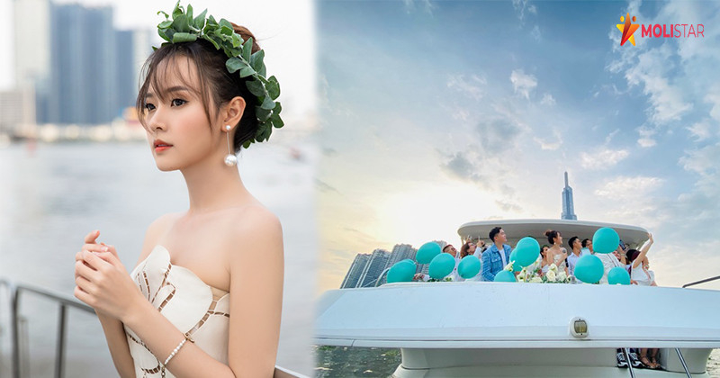 Midu hóa “công chúa” tổ chức tiệc trên du thuyền triệu đô, sang chảnh nhất Sài Gòn