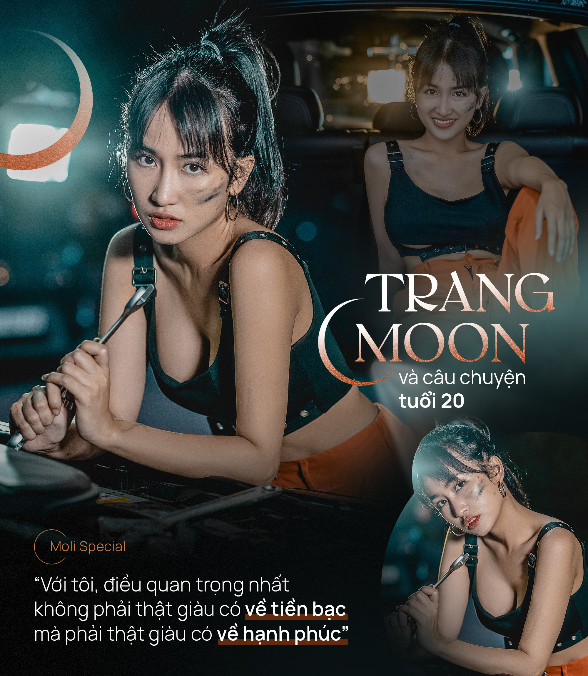 Trang Moon và câu chuyện tuổi 20 Trang Moon và câu chuyện tuổi 20