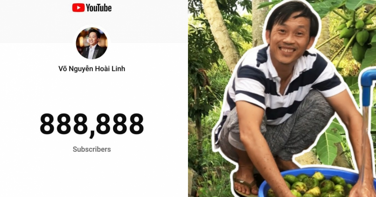 Cả triệu người đợi xem NSƯT Hoài Linh làm vườn bắt cá, YouTube tức tốc gửi ngay nút vàng