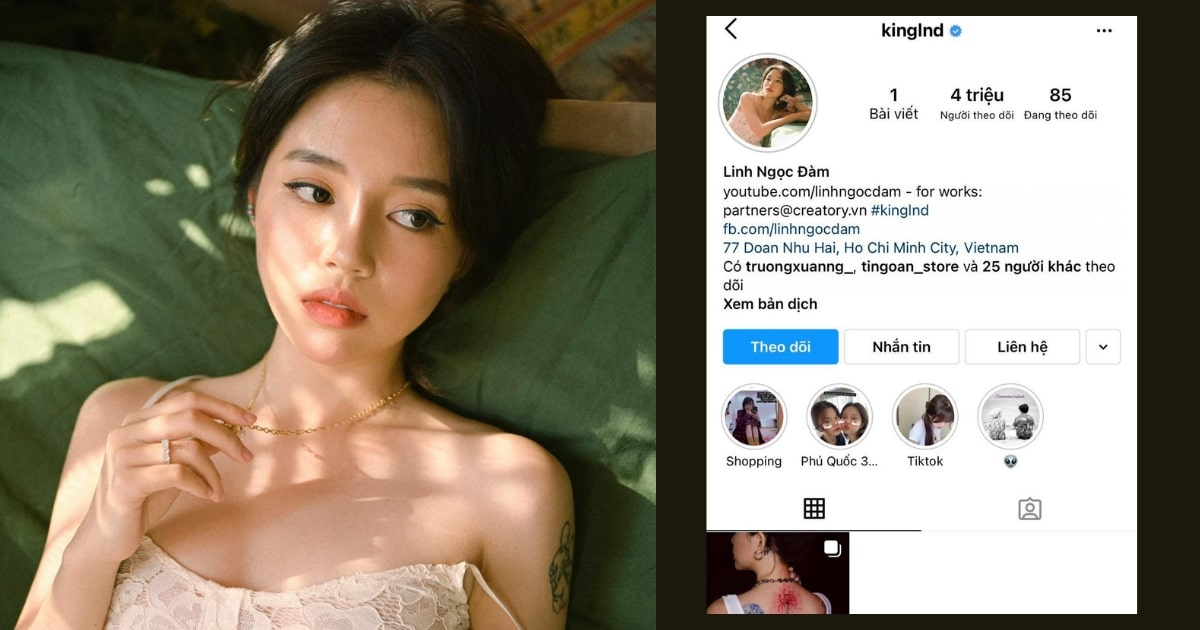 Mở mắt dậy, Netizen hoang mang tột độ với động thái lạ của Linh Ngọc Đàm trên Instagram
