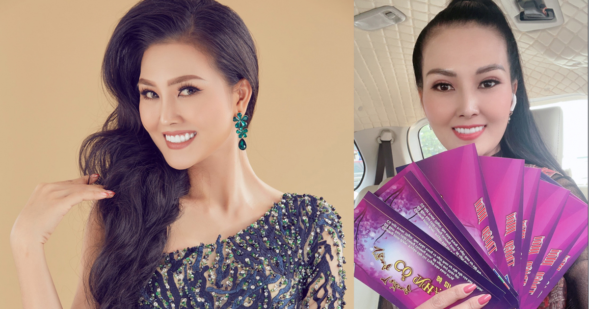 Sau 8 năm, Hoa hậu Kim Thoa xuất hiện trên sân khấu "Vầng trăng cổ nhạc" với vai trò mới