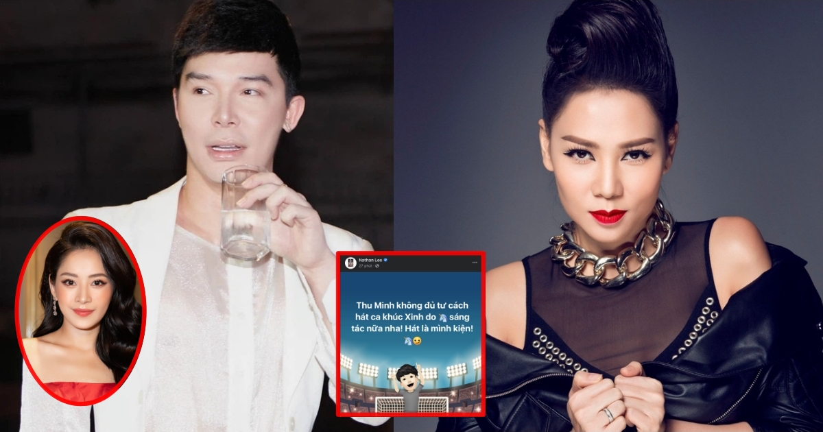 Nathan Lee bất ngờ tuyên bố kiện Thu Minh nếu tiếp tục hát ca khúc "Xinh"