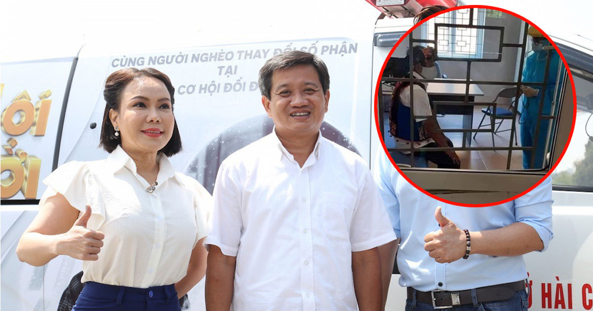 Ông Đoàn Ngọc Hải sốt cao, Việt Hương ngỏ ý cho người chạy xe cứu thương thay thế hoàn thành tâm nguyện