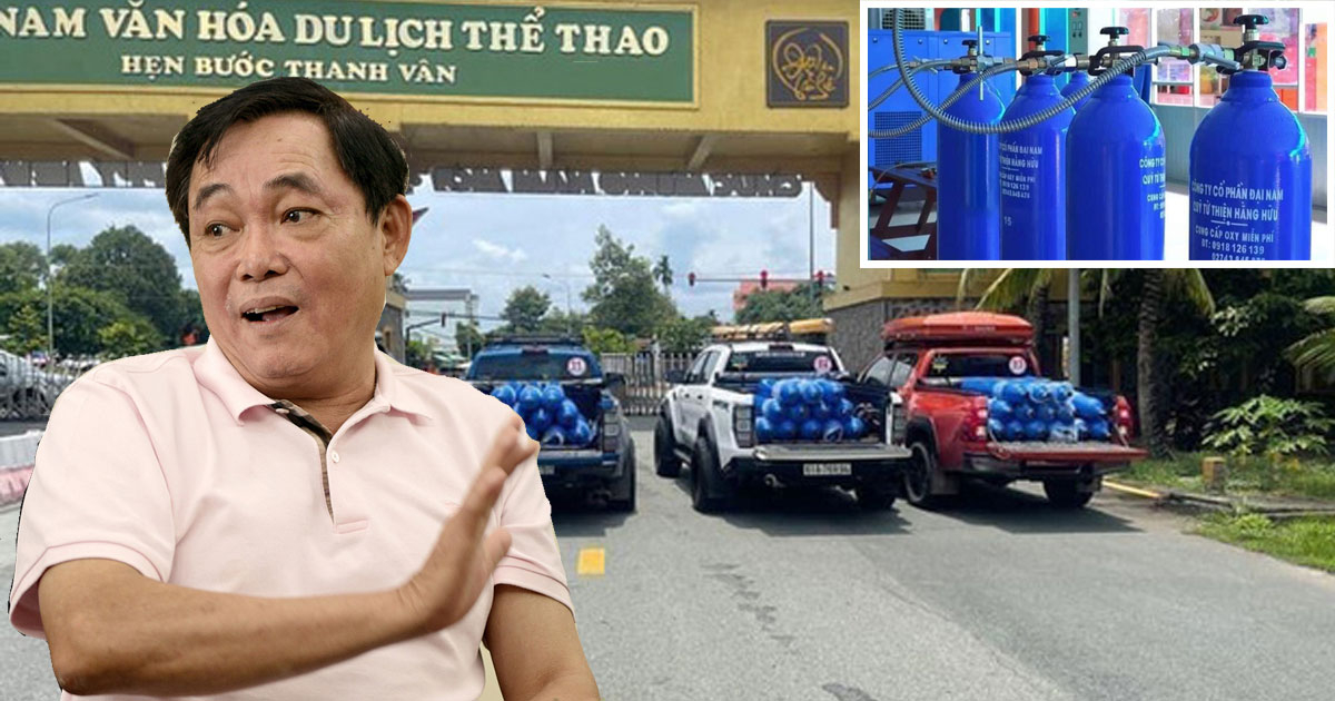 Ông Huỳnh Uy Dũng: Đại Nam đã thủ sẵn 50.000 bình oxy trước khi bùng dịch, vợ tôi còn không hay biết
