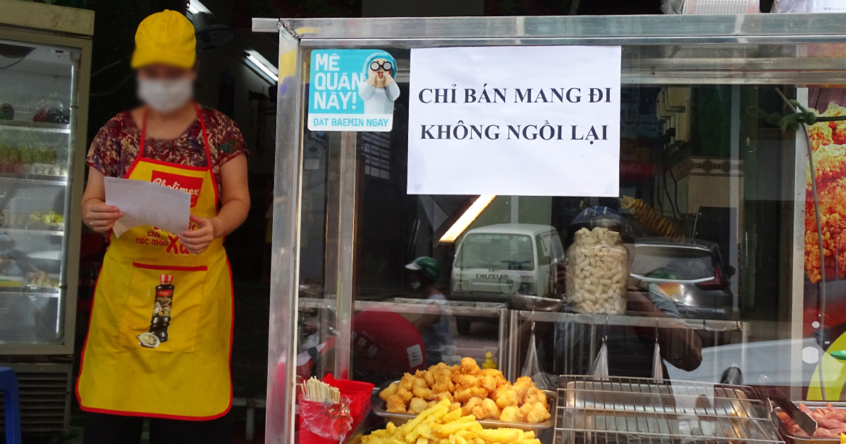 TP.HCM cho phép quán ăn mở lại, chỉ bán mang đi