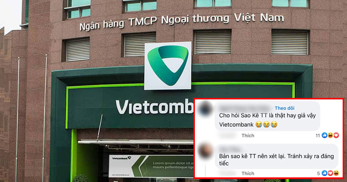 Vietcombank lại khóa bình luận, xóa bài dù mới mở được vài phút vì bị CĐM tấn công