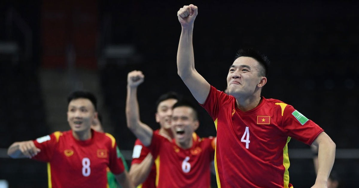 Tuyển futsal Việt Nam vào vòng 1/8 World Cup