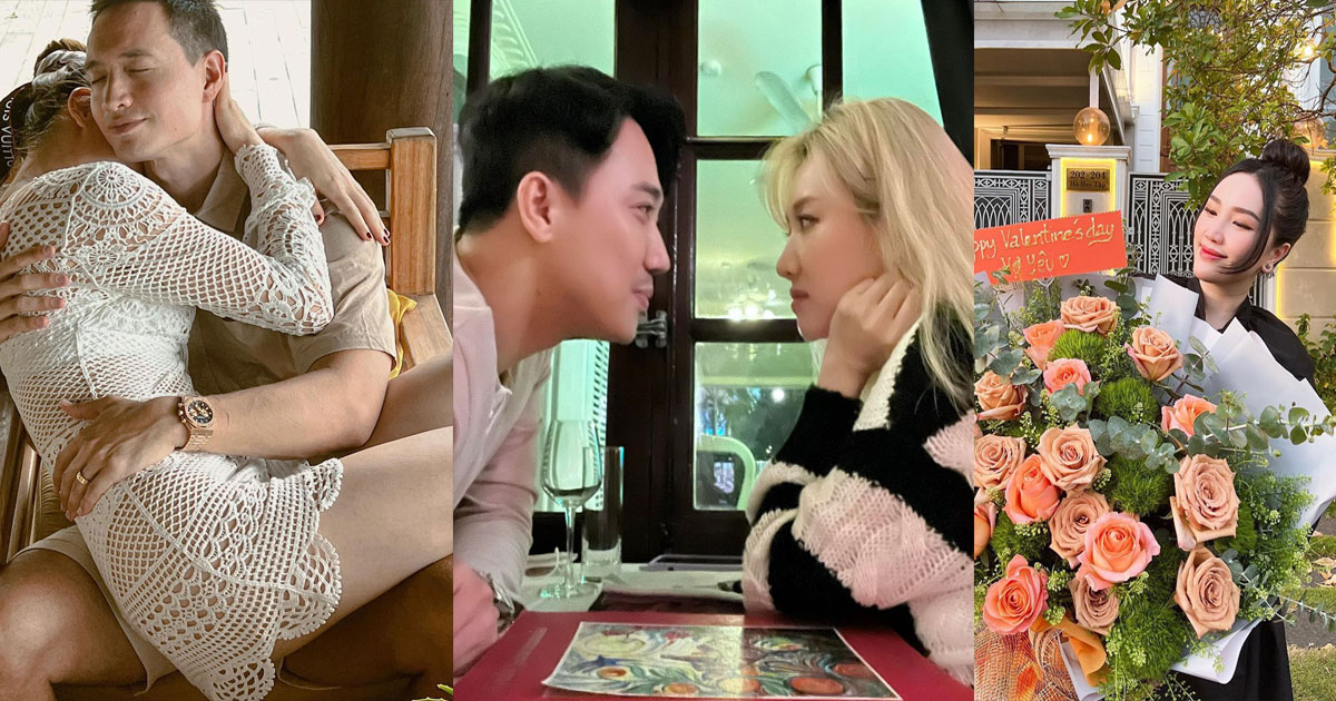 Sao Việt phát "cẩu lương" ngày Valentine: Hà Hồ - Kim Lý yêu như lần cuối, Bảo Thy trốn con hẹn hò