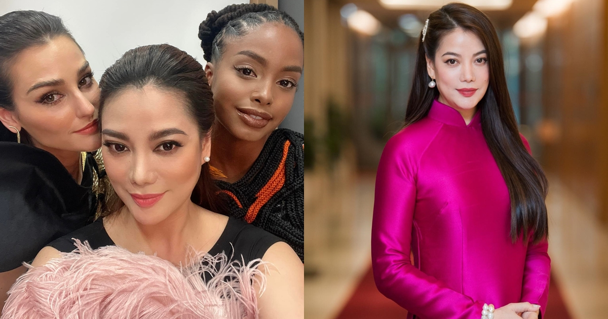 Tuyên bố mang Miss Earth về Việt Nam, Trương Ngọc Ánh hào hứng khoe ảnh đọ sắc với 2 Hoa hậu Trái đất