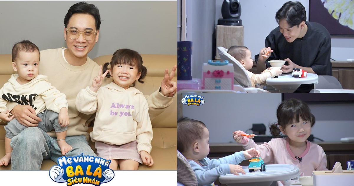 Bố con Justatee tham gia "Mẹ vắng nhà Bố là siêu nhân": Bé CiCi vừa lộ diện đã có meme cực hài Bố con Justatee tham gia "Mẹ vắng nhà Bố là siêu nhân": Bé CiCi vừa lộ diện đã có meme cực hài