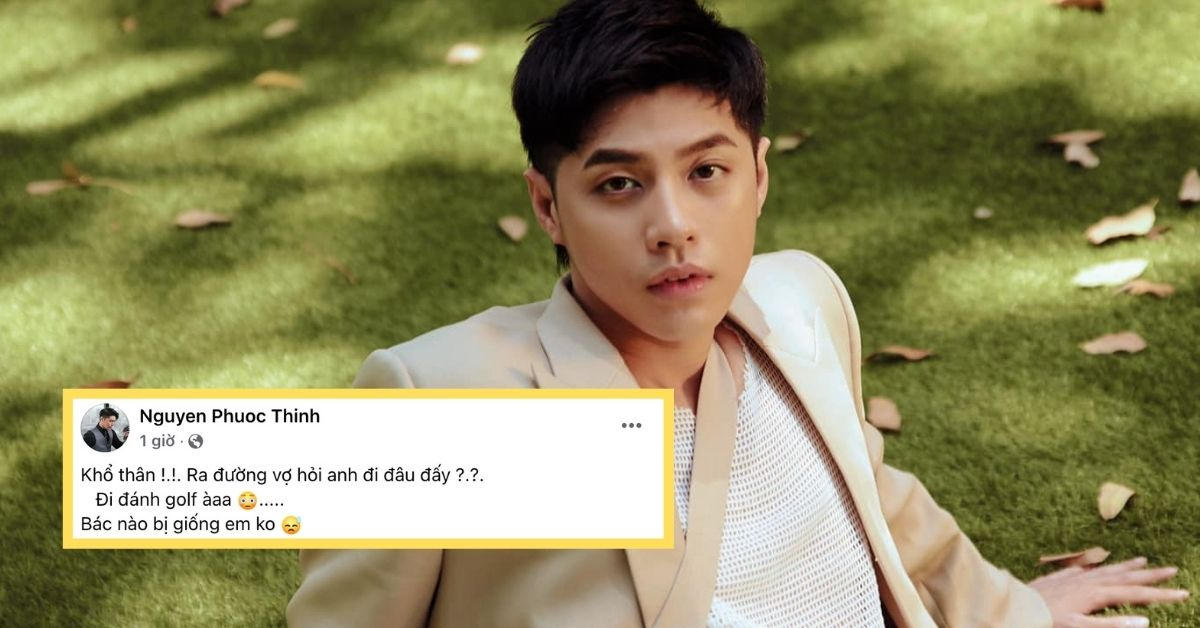 Noo Phước Thịnh công khai có vợ, lại còn đi "bắt trend" đi đánh golf khiến netizen ngỡ ngàng
