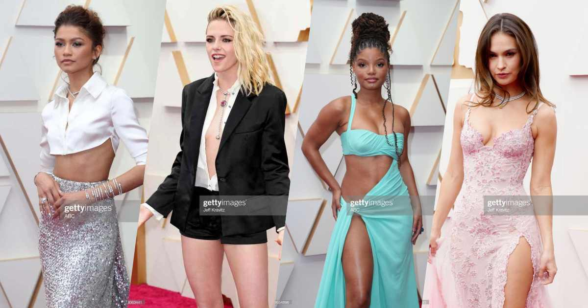 Kristen Stewart hở bạo nhưng bị "tiên cá" Halle Bailey "chặt đẹp" trên thảm đỏ Oscar 2022 Kristen Stewart hở bạo nhưng bị "tiên cá" Halle Bailey "chặt đẹp" trên thảm đỏ Oscar 2022