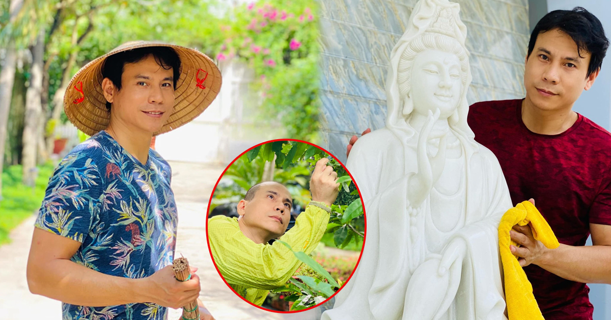 Trí Quang: Nam thần màn ảnh một thời tuổi U50 sống kín tiếng tu tại gia với 50 héc ta đất vườn
