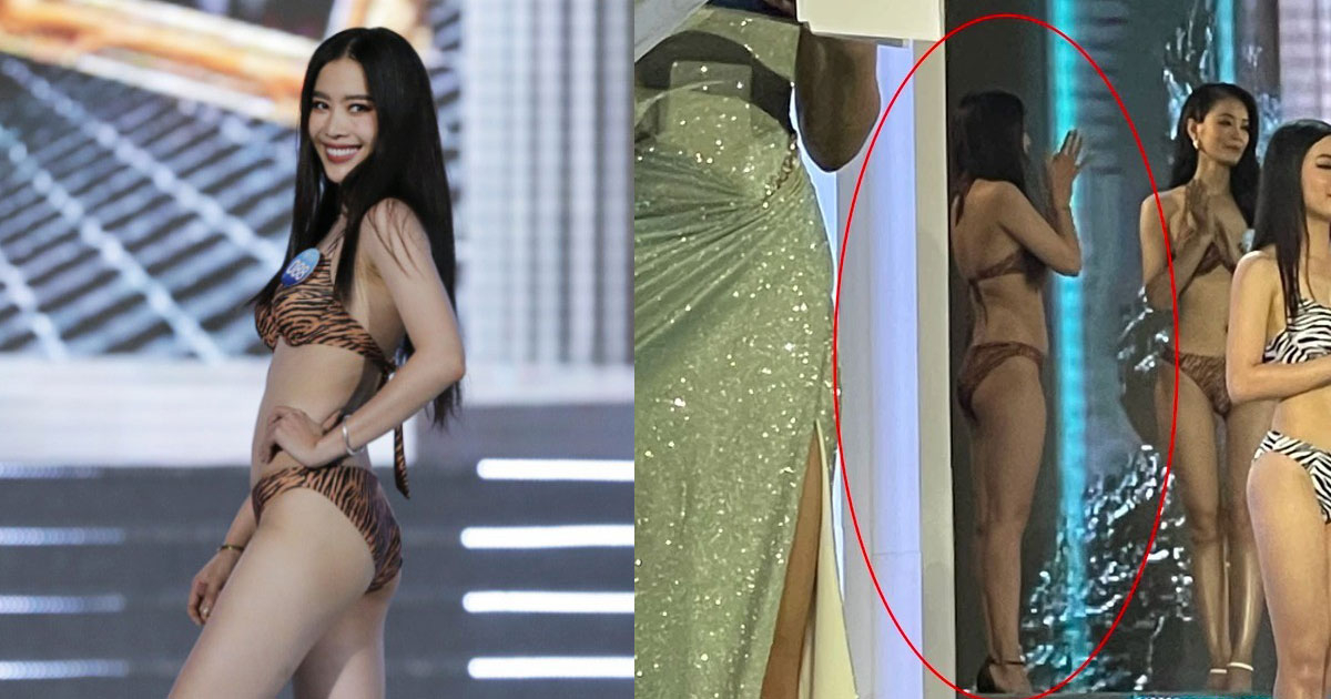 Nam Em diện bikini, lộ bụng ngấn mỡ trong đêm chung khảo Miss World Vietnam 2022