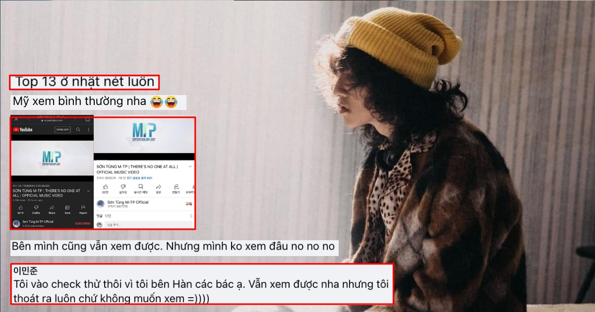 Sơn Tùng xin lỗi nhưng chỉ ẩn MV ở Việt Nam, fans nước ngoài vẫn cày view: Lươn lẹo đến thế ư?