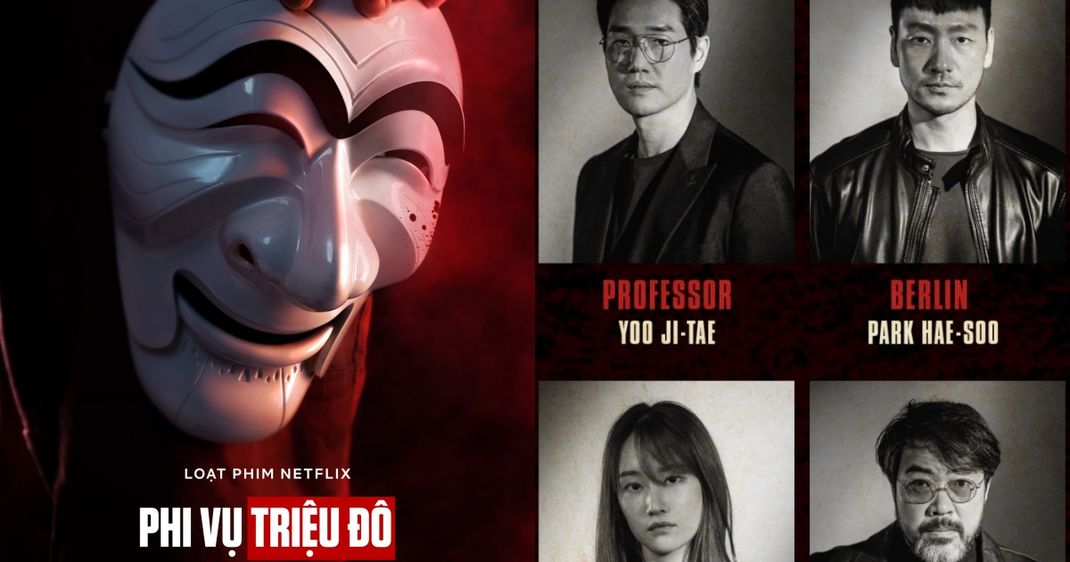 Phi vụ triệu đô bản Hàn tung poster gây sốc, chiếc mặt nạ bí ẩn được hé lộ