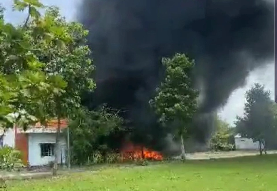 Hỏa hoạn tại bãi giữ xe vi phạm của công an, gần 150 xe máy bị cháy rụi