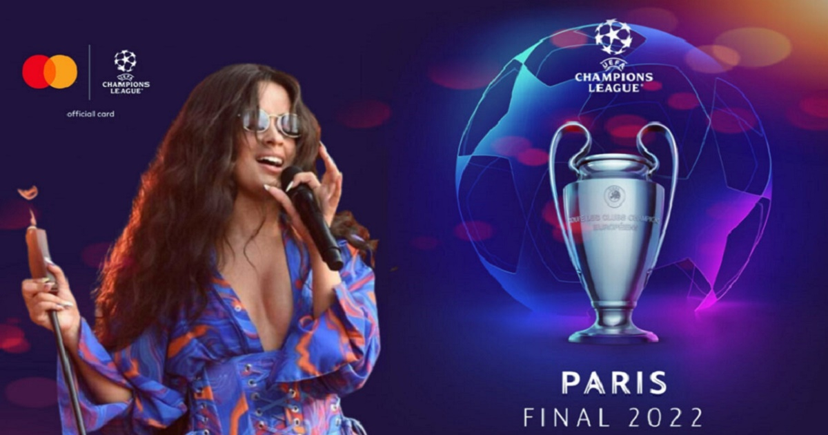 Nữ ca sĩ Camila Cabello biểu diễn trước trận chung kết Champions League