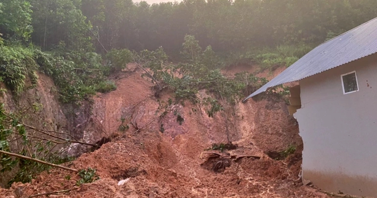 Mưa lớn, sạt lở đất làm 3 người chết ở Thái Nguyên