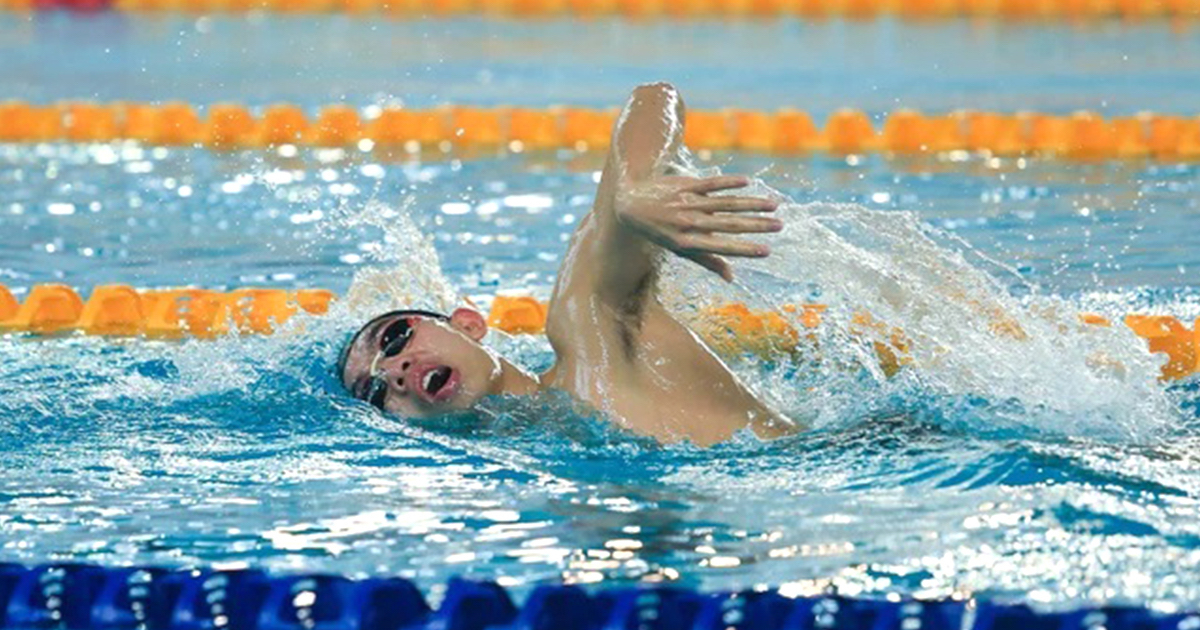 Tuyển Việt Nam thi dưới sức ở giải bơi thế giới