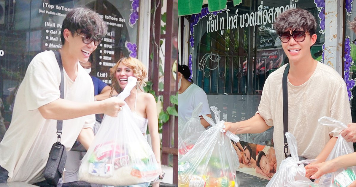 Nathan Lee làm từ thiện tại Thái Lan: Rạng ngời bất chấp nắng nóng, có một nghĩa cử khiến fan ấm lòng