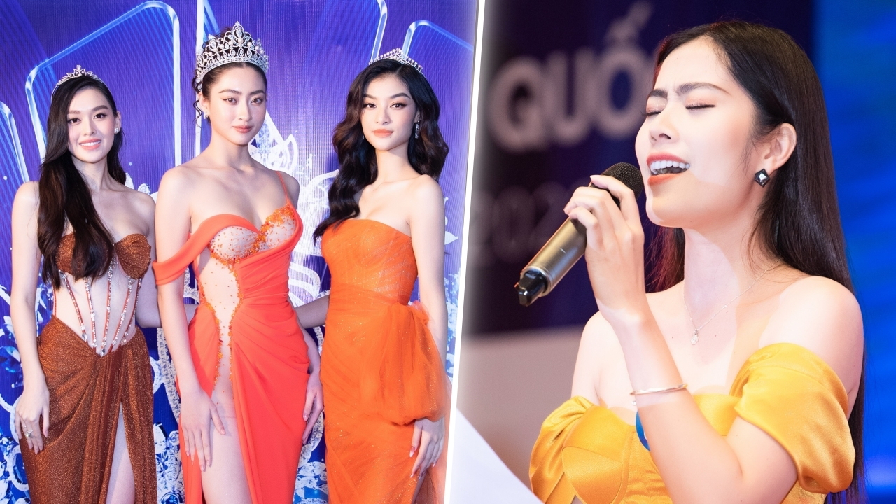 Nam Em tiếp tục khoe giọng hát, Top 38 "Miss World Vietnam 2022" trình diễn dạ hội đầy sắc màu