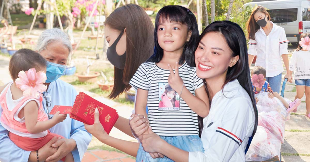 Á hậu Kim Duyên giữ đúng lời hứa, dùng tiền thưởng trao tặng học bổng cho trẻ em nghèo tại quê nhà Cần Thơ