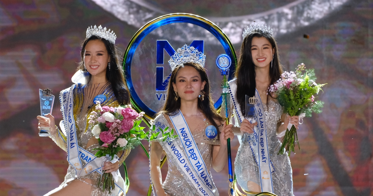 Mai Phương đăng quang Hoa hậu Thế giới Việt Nam 2022