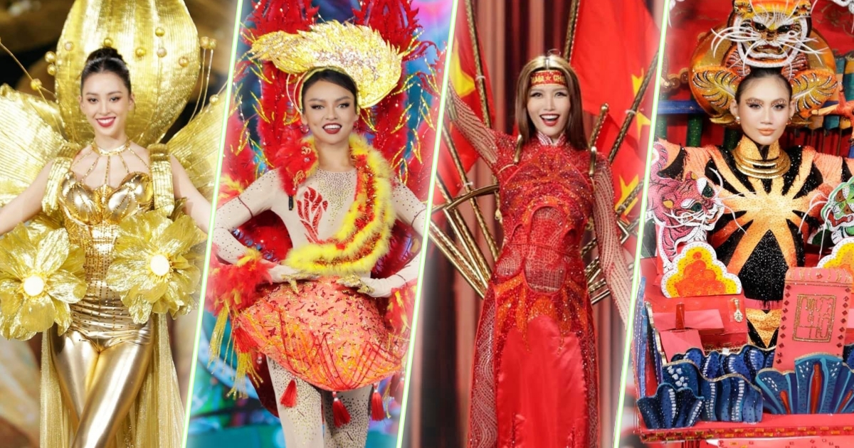 Mãn nhãn đêm thi National Costume của Miss Grand Vietnam: Mai Ngô diễn "xuất thần", cứu cả trang phục