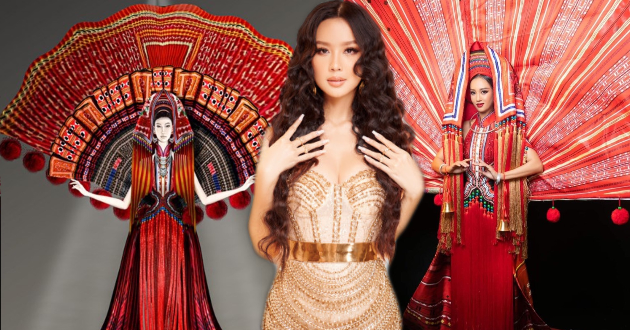 Lộ diện trang phục dân tộc của á hậu Bảo Ngọc tại Miss Intercontinental: "Cô Em Dao Đỏ" rực sáng tại Ai Cập