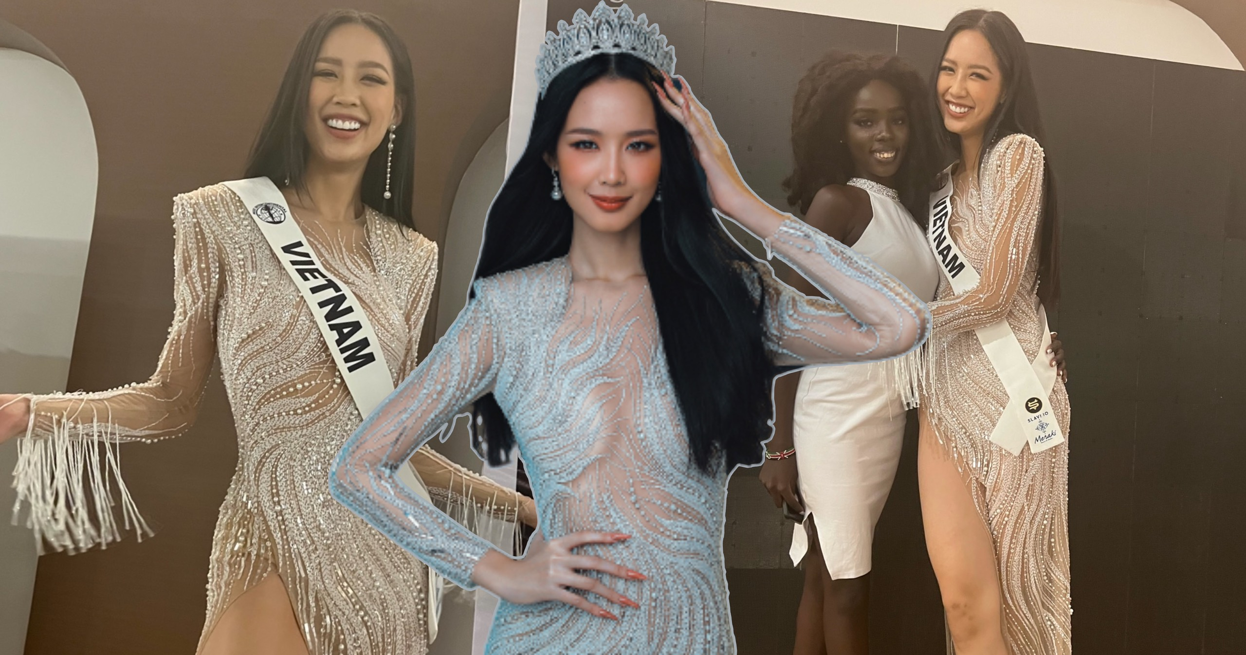 Bảo Ngọc chính thức nhận sash Việt Nam, tranh vương miện Miss Intercontinental 2022 tại Ai Cập