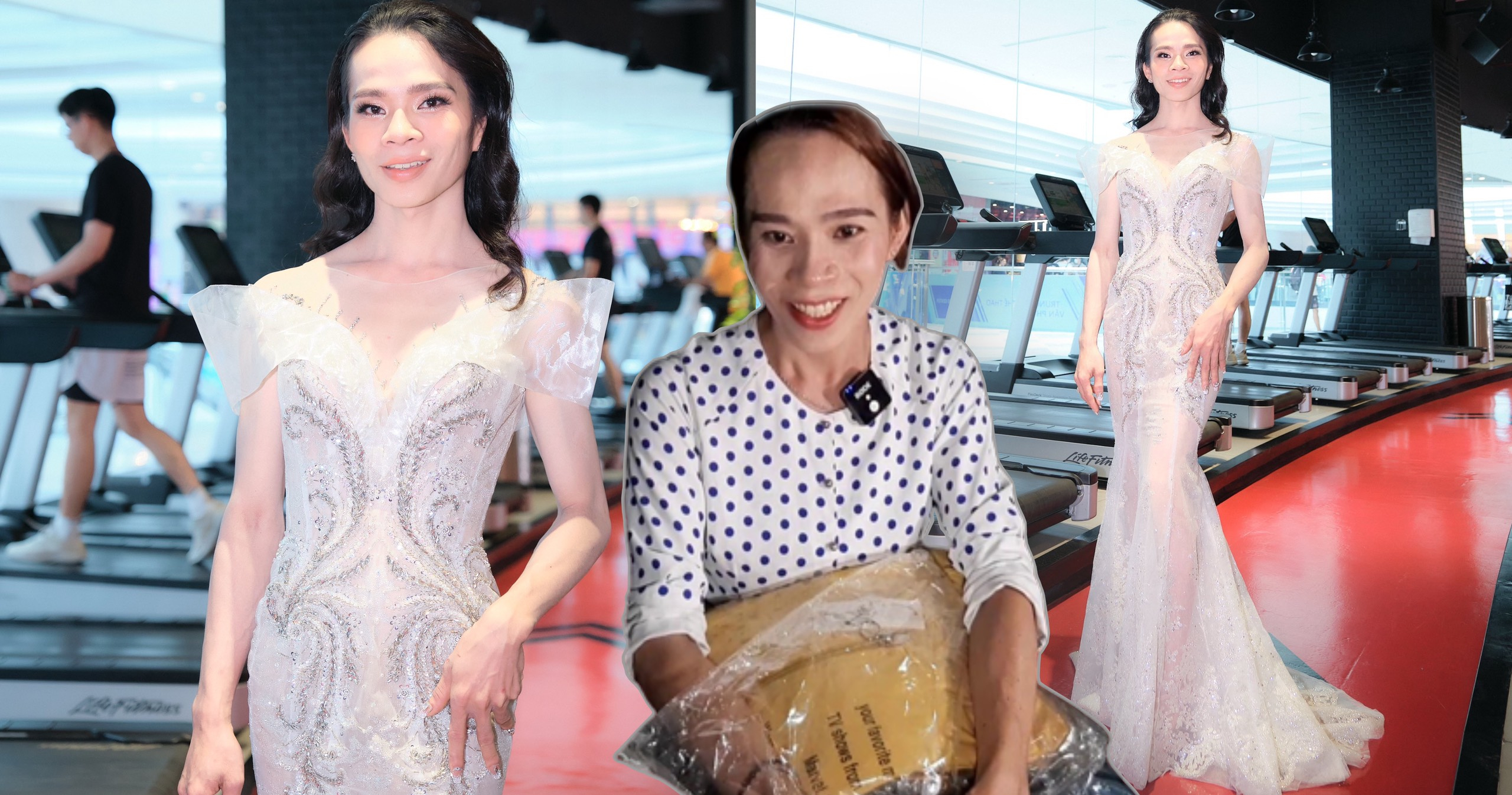 "Hot girl bắp nướng" Tây Thy lột xác ngoạn mục, diện váy dạ hội "sang chảnh" casting Miss International Queen Vietnam