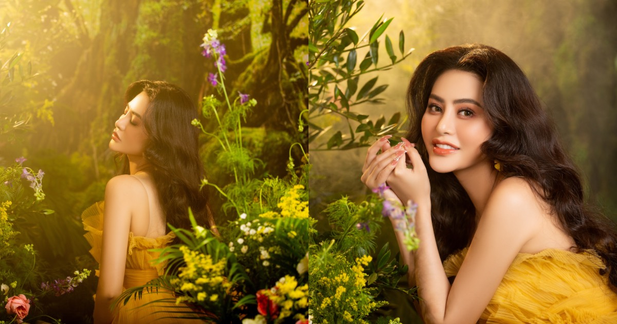 Hoa hậu Việt Nam Thế giới 2018 Di Khả Hân khoe nhan sắc rạng rỡ, quyến rũ sau 4 năm đăng quang