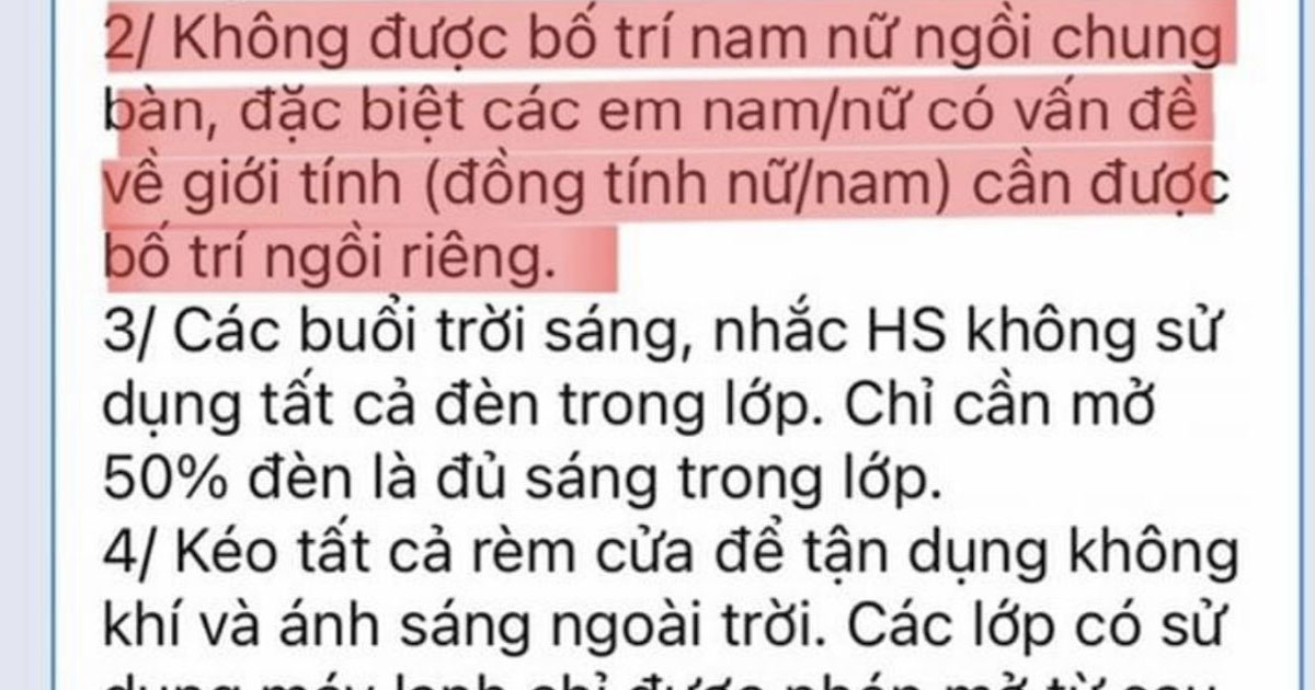 Hiệu trưởng trường THPT nói gì về tin nhắn được cho là 'kỳ thị giới tính'?