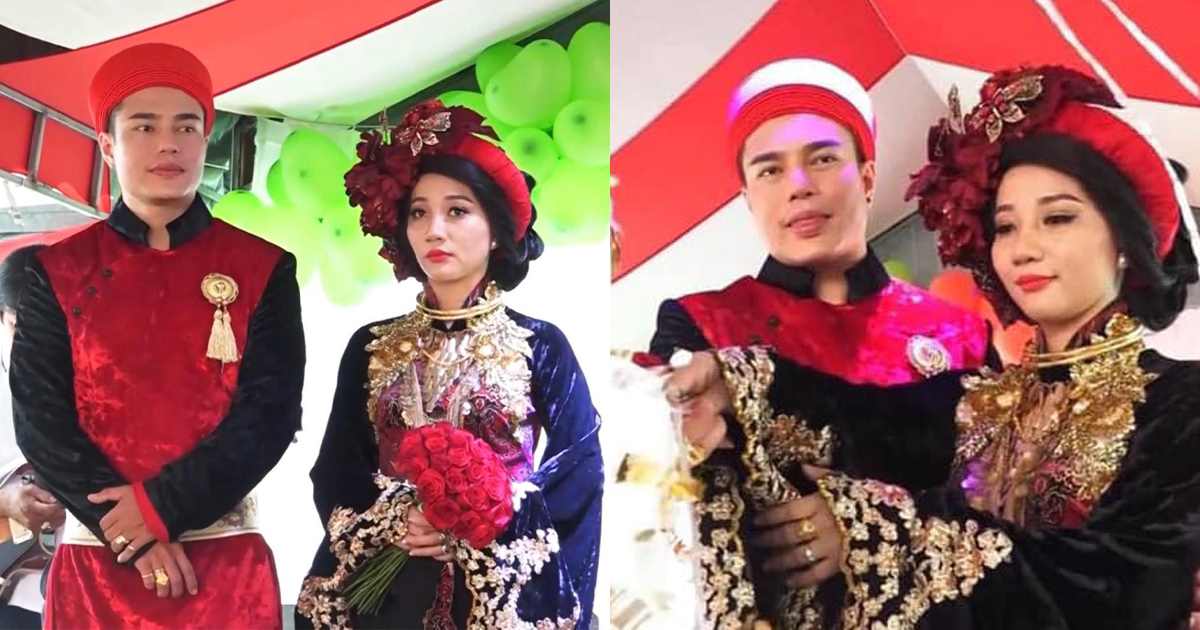Dương Lâm khoe trọn ảnh đám cưới với Quỳnh Quỳnh, trang phục cô dâu chú rể "chiếm trọn spotlight"