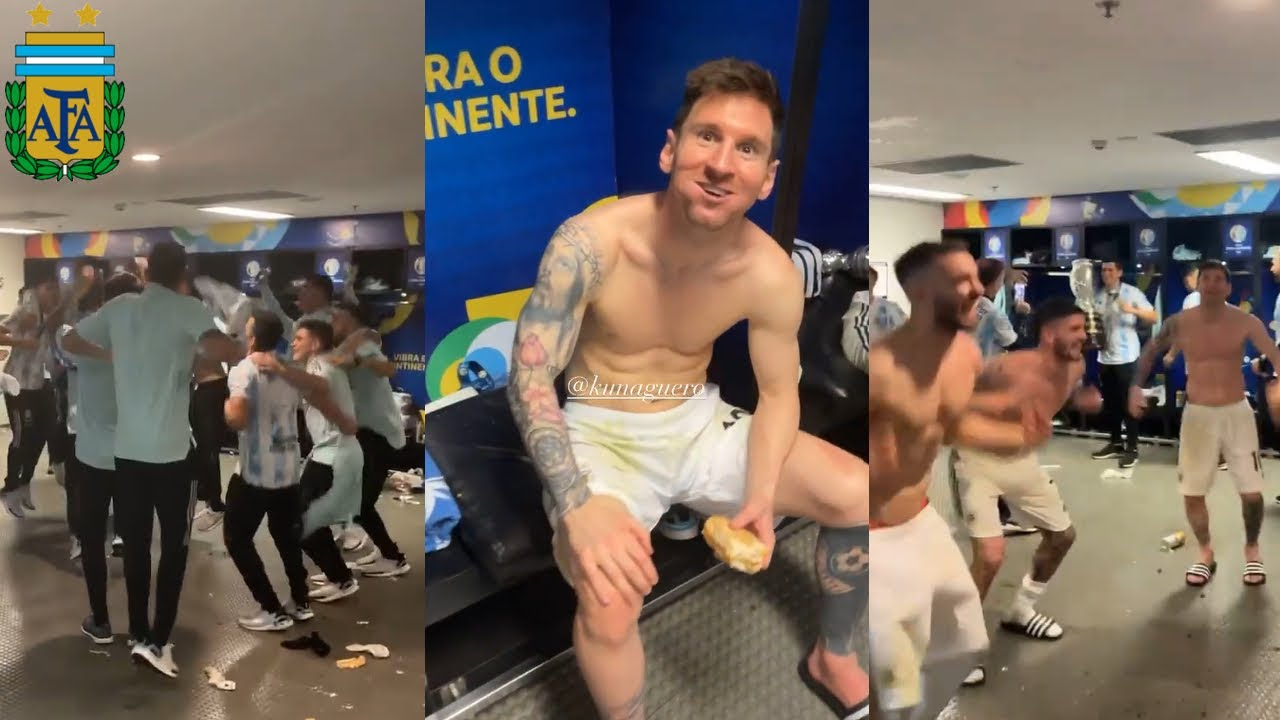VIDEO: Messi và đồng đội ăn mừng như vô địch World Cup sau khi thắng Mexico